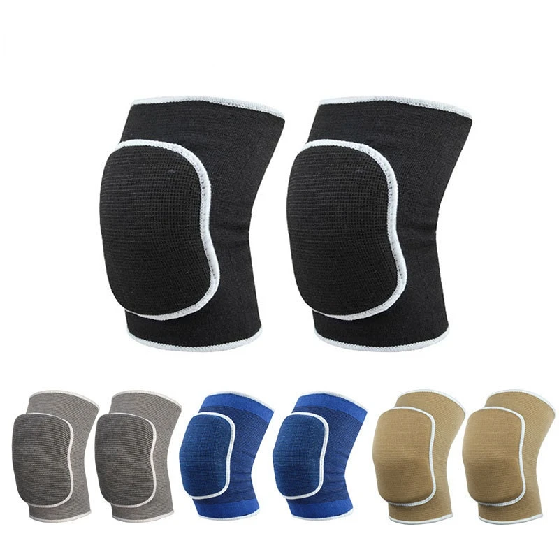 

1pcs Sports Knee Pads Soft Sponge Nylon Sports Knee Pads Knee Pads for Volleyball Soccer Football Bike Accessories