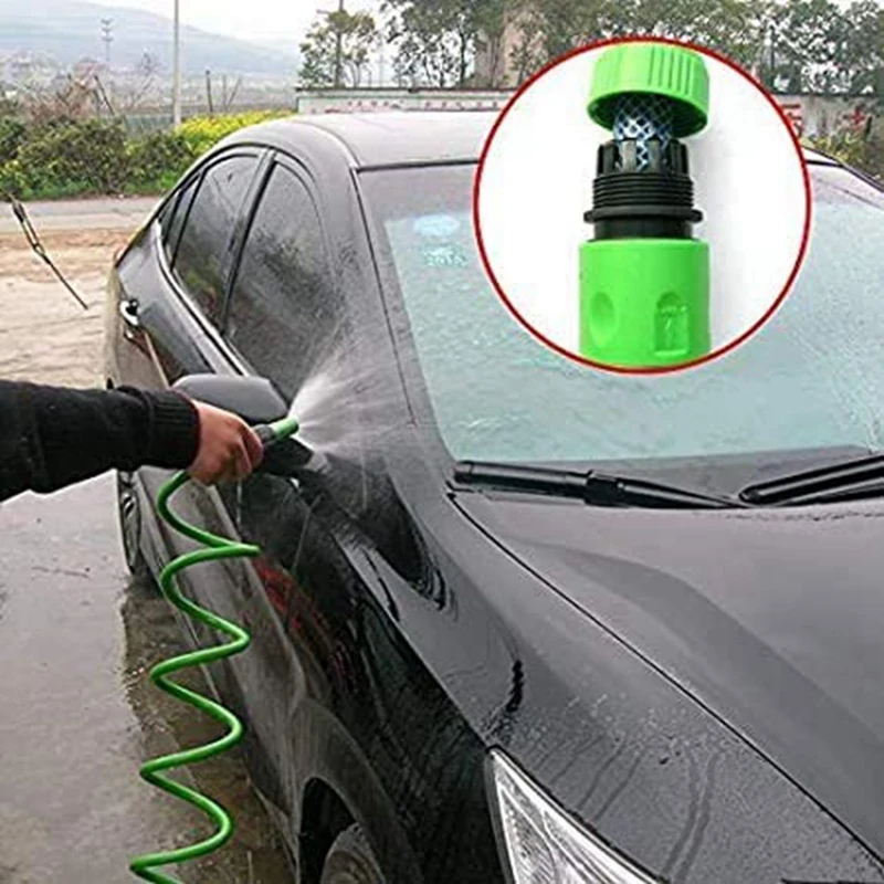 Продвижение! Соединитель для быстрого соединения садового шланга 1/2 дюйма с двумя мужскими соединениями для соединения с присоединительным адаптером T на трубе.