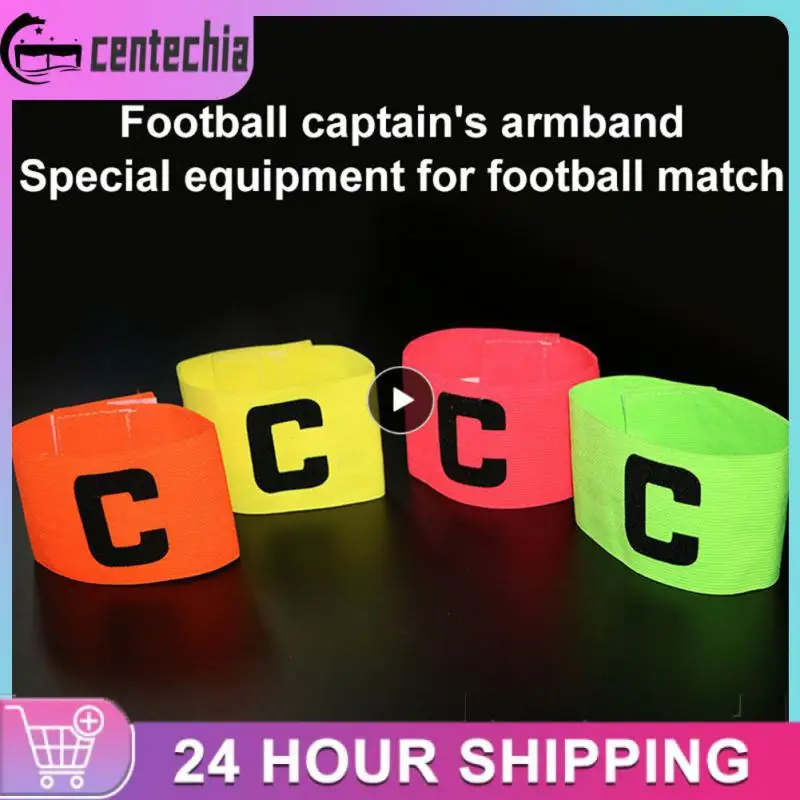 

Nylon Flexible Protective Armband Customizable C Logo Football Supplies C-shaped Logo Football Training Soccer Armband Anti-drop