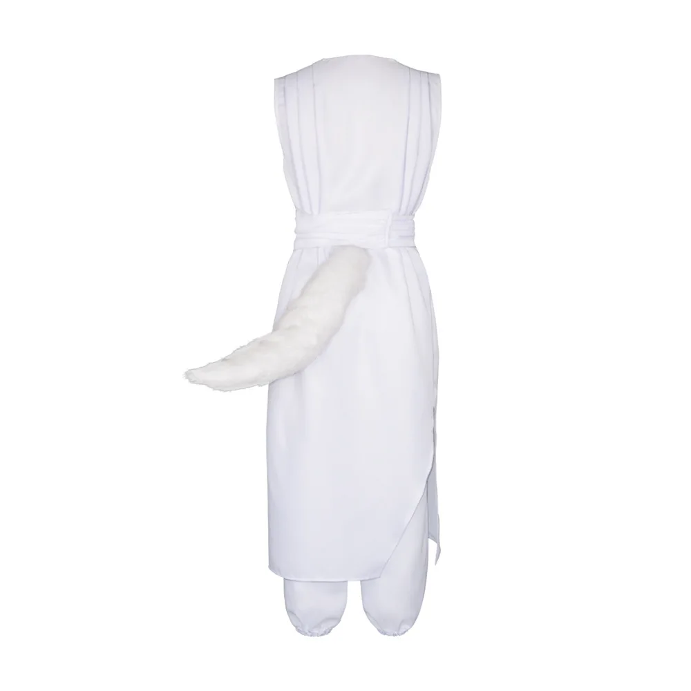 Костюм для косплея с ушами и хвостами аниме Yoko Kurama Shuichi костюм YuYu Hakusho белой лисой