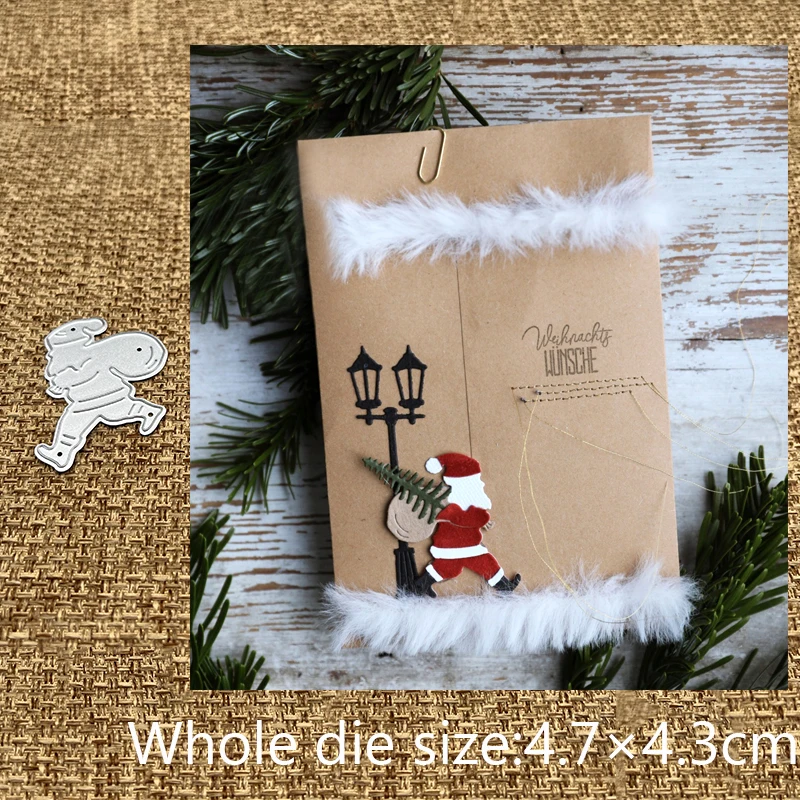 

Металлический трафарет XLDesign для рукоделия, пресс-формы, подарок в виде Санта-Клауса, высечки для скрапбукинга, альбом, бумажные карты, тиснение для рукоделия