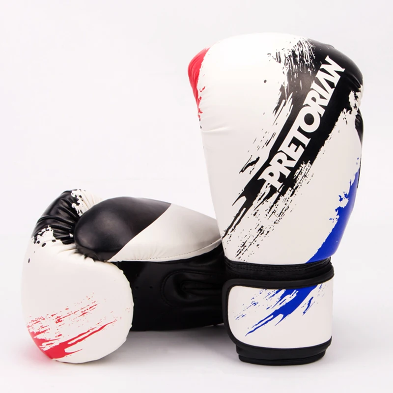 Новые Pretorian 10 унций 12 боксерские перчатки Muay Thai MMA Fitness Jujitsu из искусственной кожи