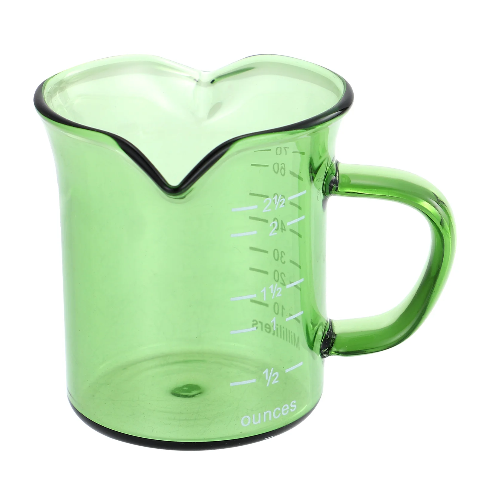 

Measuring Cup Espresso Pitcher Cups Coffee Shot Mug Mom Creamer Liquid Beaker Jug Clear Measure Scale Spouts Baking Double Spout