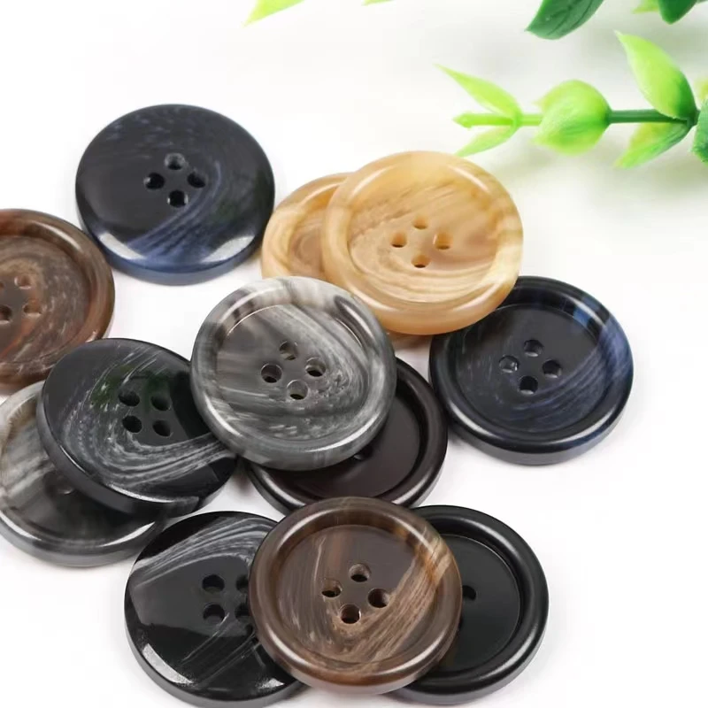 10pcs man Resin Top coat buckle wind breaker button suit button