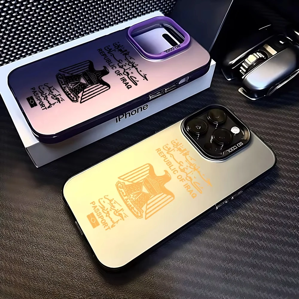 Фото Чехол для телефона с рисунком паспорта Ирака для Samsung Galaxy A14 A15 5G S21 S22 S23 S24 5G FE Plus Ultra A25 A35 A52 A53 A54 A55 5G Cover №3