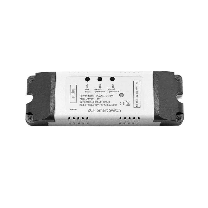 

Умное реле Life переключатели WiFi 7V-32V 2CH-пульт дистанционного управления RF433