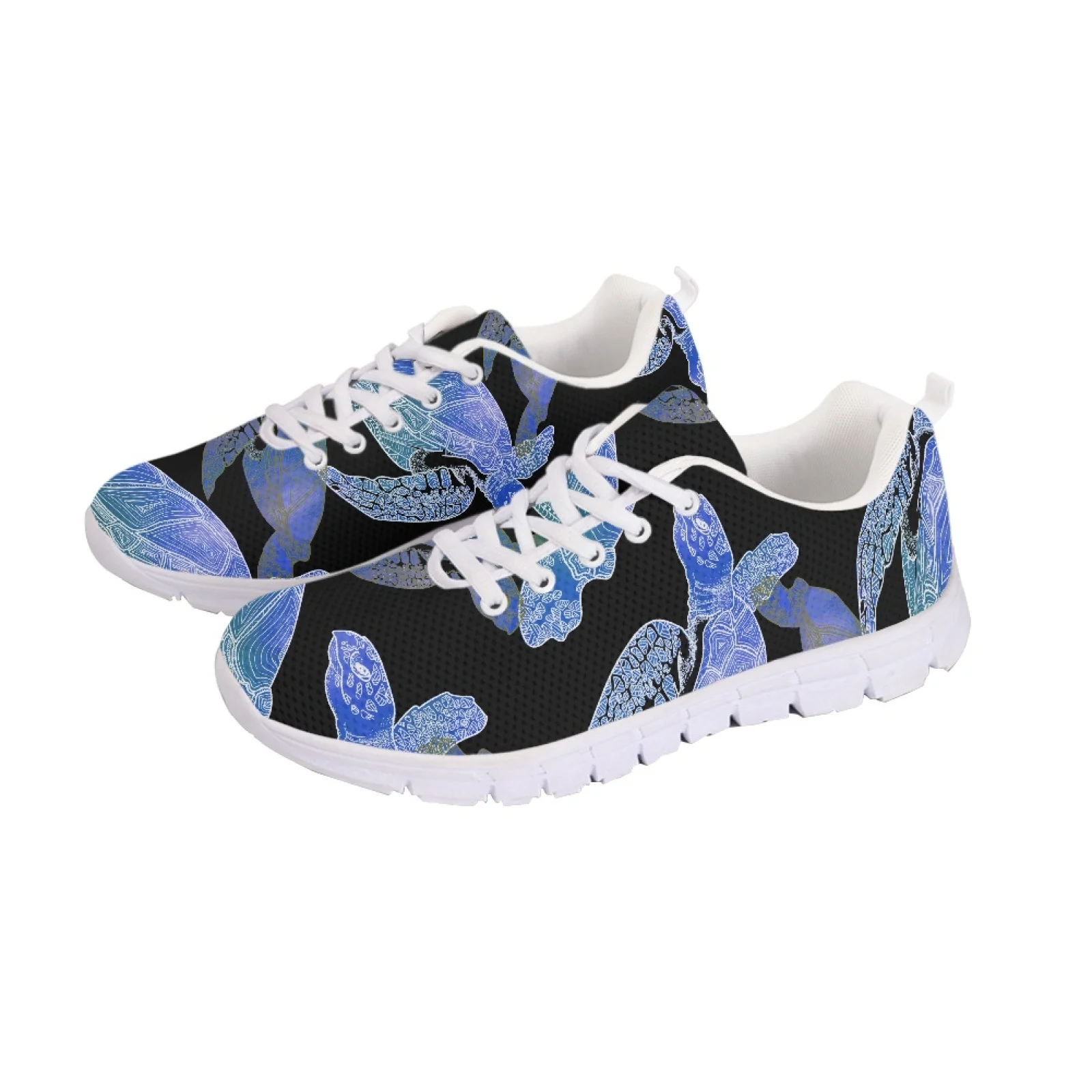 

Polynesian Tribal Hawaiian Totem Tattoo Hawaii Prints Unisex Superlight Non-slip Sneakers Comfort Breathable Mesh Running Shoes