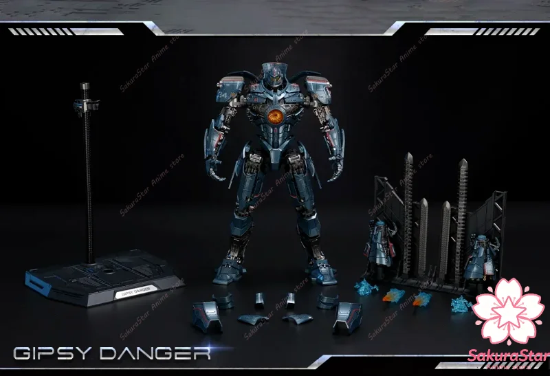 Фото В наличии: Фигурка GONG Pacific Rim Gipsy Danger, 25 см (10 дюймов), из сплава, изысканная модель меха, коллекционная игрушка, подарок. №1
