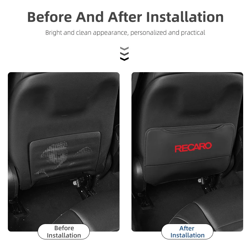 Защита спинки автомобильного сиденья противоударная накладка органайзер на