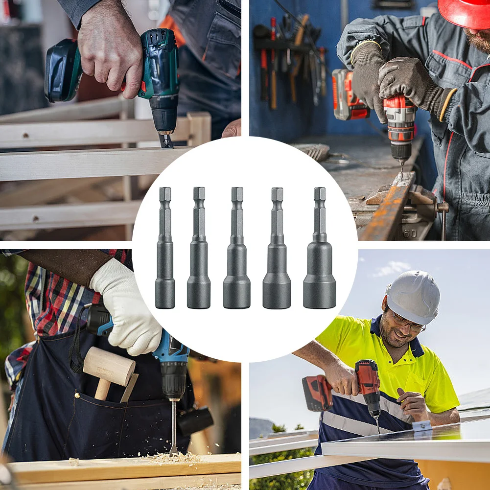 5 шт. магнитные головки для дрели 65 мм