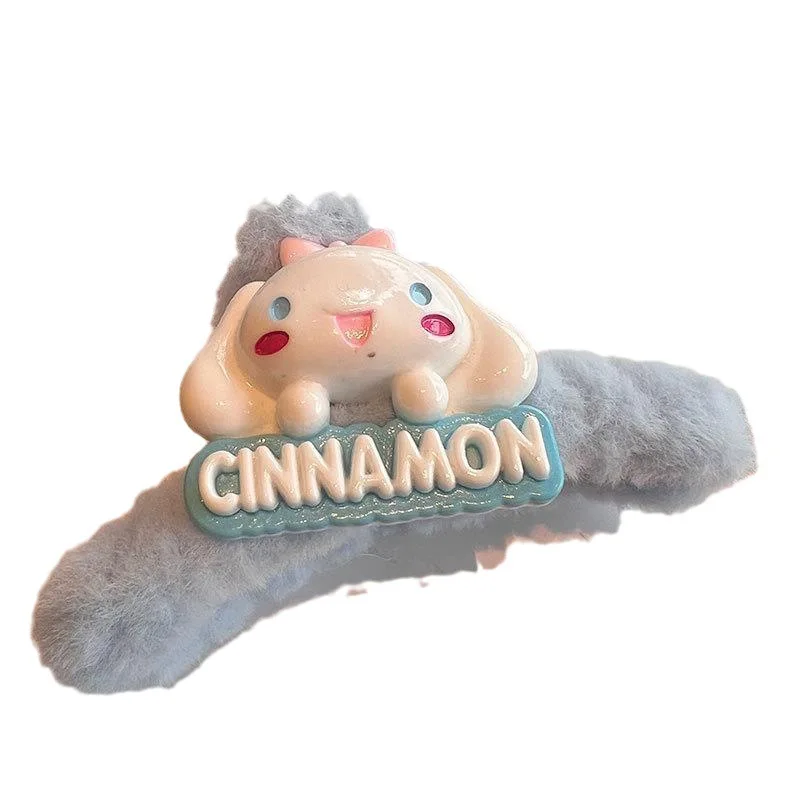 Sanrio HelloKitty осенне-зимний милый плюшевый брелок для ключей собака с корицей Куруми