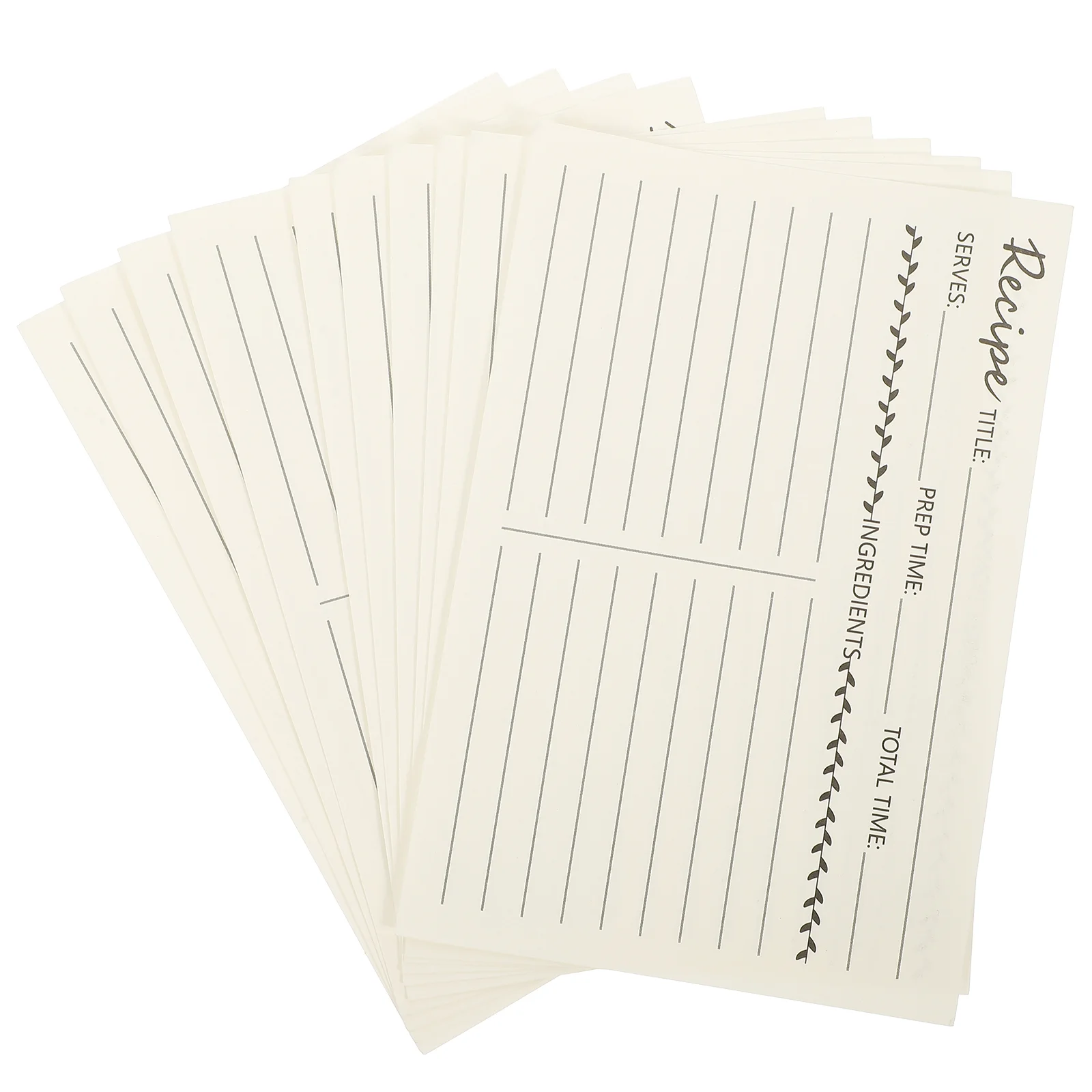 

Recipe Cardspaper Note Dietarydiet Bridal Blank Cooking Decorative Wedding Shower Diy Chef Notecards Kitchen Party Cardstock