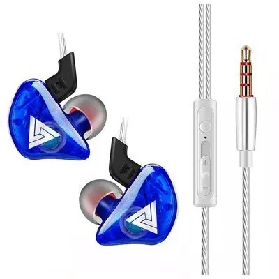 

QKZ CK5 Sport Earphone With Microphone Noise Cancelling Oblique Angle Design 3.5mm In Ear Wired Earbud Earphone For Smartphones