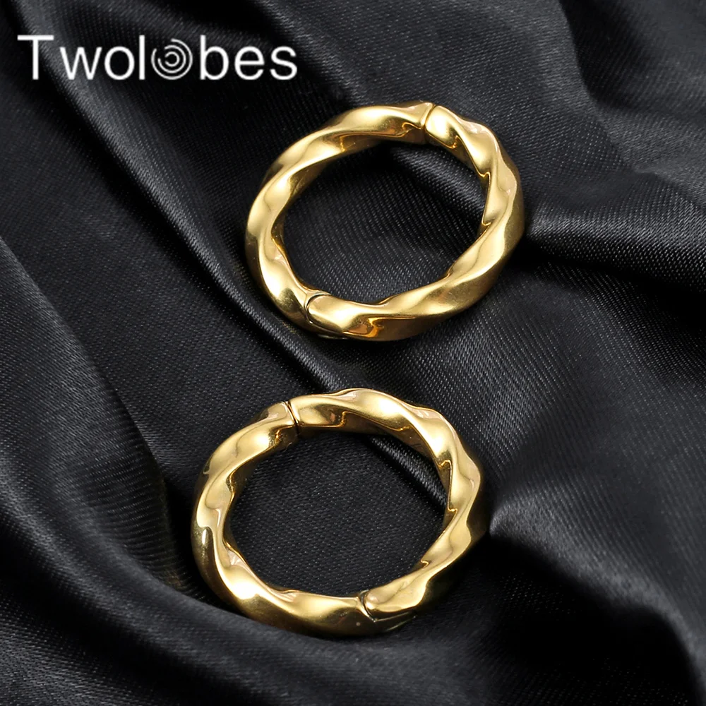 

Towlobes 2PCS Round Ear Weights Plugs Hangers 316 Stainless Steel Gauges Tunnels Stretcher Piercing Women Body Jewelry New