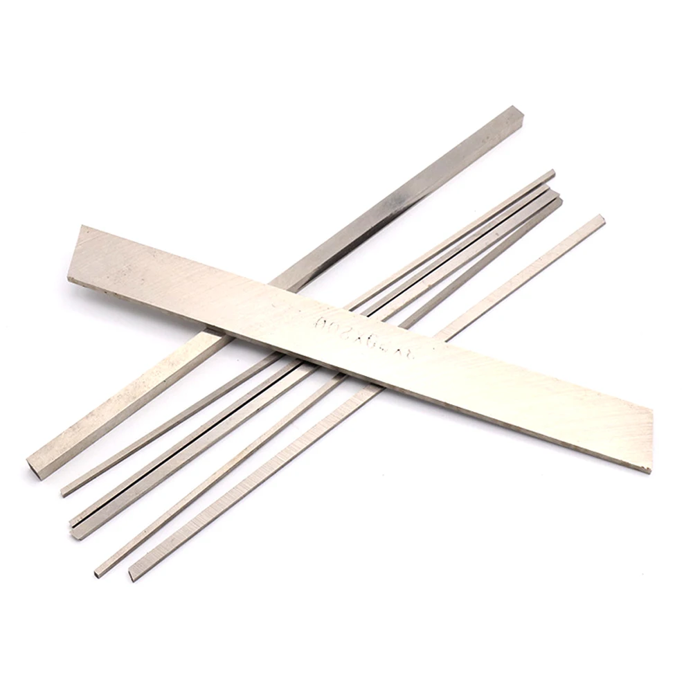 

White Steel Bar CNC Lathe Tools HSS Square Steel Bar 200mm Milling Turning Steel Strip For DIY Lathe Cutting Tool