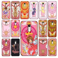 maiyaca card captor sakuras anime phone case for redmi 5 6 7 8 9 a 5plus k20 4x 6 cover