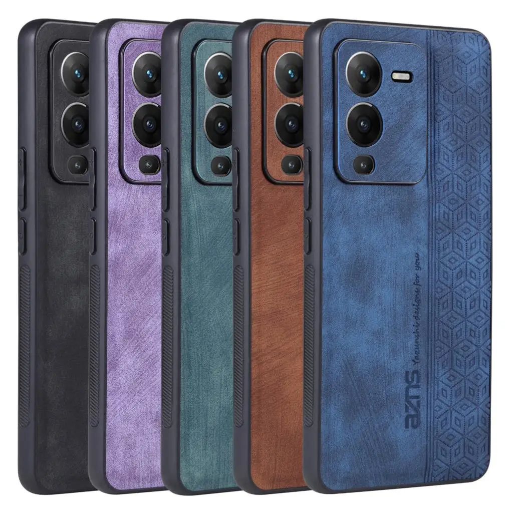 

For Vivo S15 Pro Luxury Skin Feel Shockproof Matte Leather Case Soft Back Cover Funda For Vivo S15 Pro Protector чехол