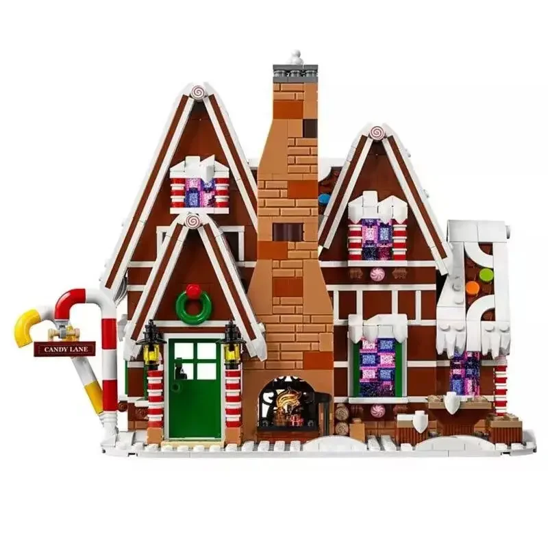 

Gingerbread House Set Compatible 10267 DIY model Winter Village Building Blocks Bricks Toys for Kids Birthday Gifts for Girl