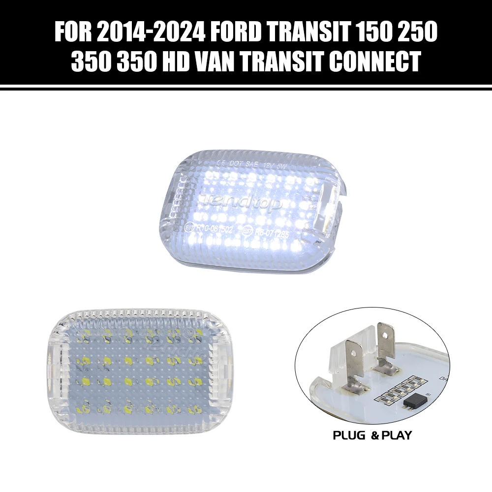 Для 14-2023 Ford Transit Connect 150/250/350/350 HD Van E-Transit Dome светодиодный грузоподъемность