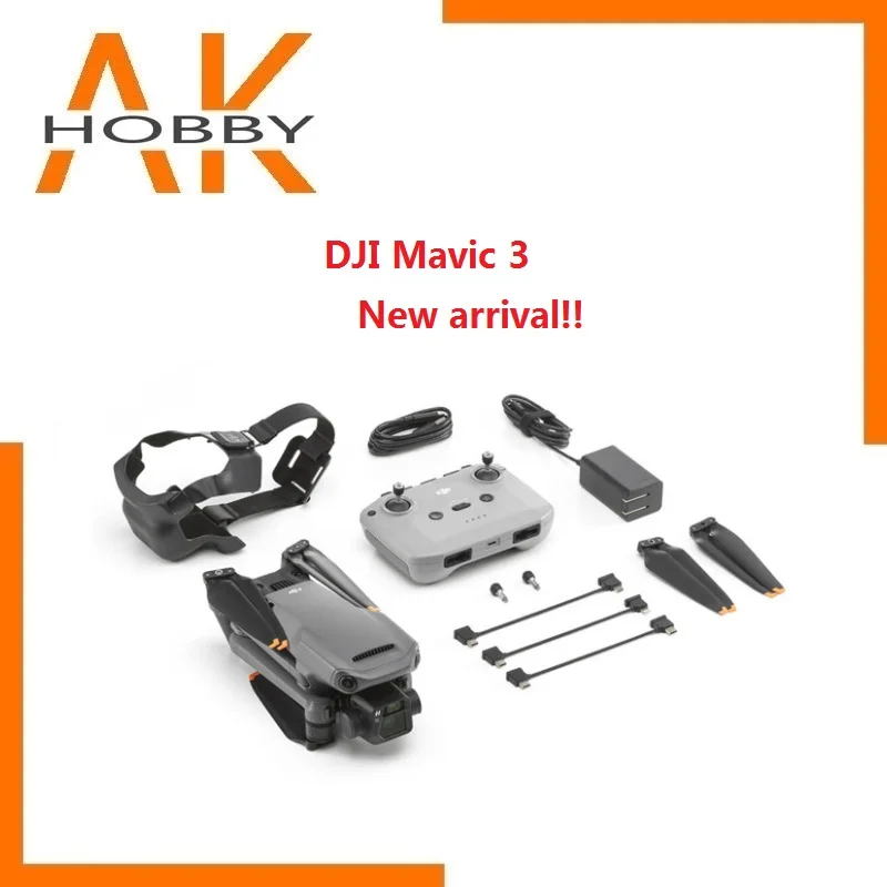 

Original DJI Mavic 3 Drone with 4/3 CMOS Hasselblad Camera 46-min Flight Time 15km 1080p Video Transmission Brand Newest