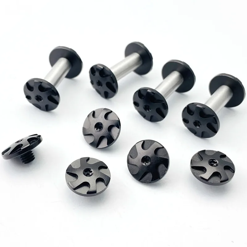 10 комплектов/Лот подходит для 6 мм отверстия Ручка ножа из нержавеющей стали