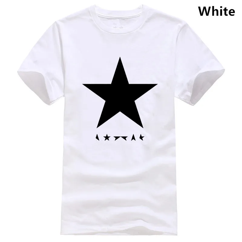 

David Bowie 'Blackstar (Black Star On Grey)' T-Shirt - NEW & OFFICIAL! Summer T Shirt Brand Fitness Body Building