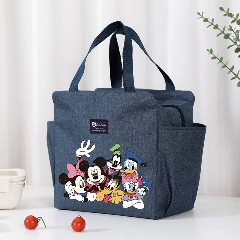 Термальный пакет для обеда в стиле аниме с Микки долговечная изоляционная