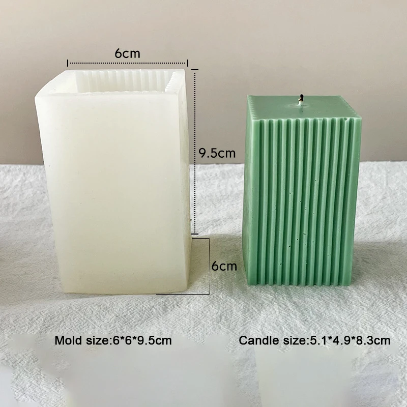 3D Geometric Gear Column Cylindrical Candle Silicone Mould DIY Plaster Handmade Soap Aromatherapy Diffuser Stone Molds Cake Mold |