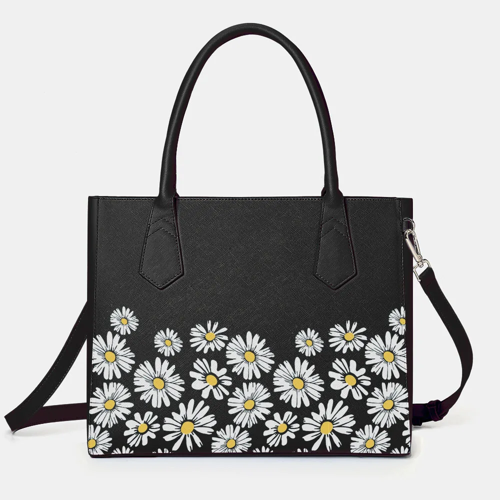 

Women Flowers Ladies Multi-functional Multi-pocket 13.3 Inch Laptop Key Handbag Shoulder Bag Large Capacity Shopping School Bag