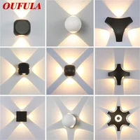 OUFULA Outdoor Wall Lamp Fixture LED Waterproof Sconces Creative Decorative For Patio Stair Aisle Garden Villa