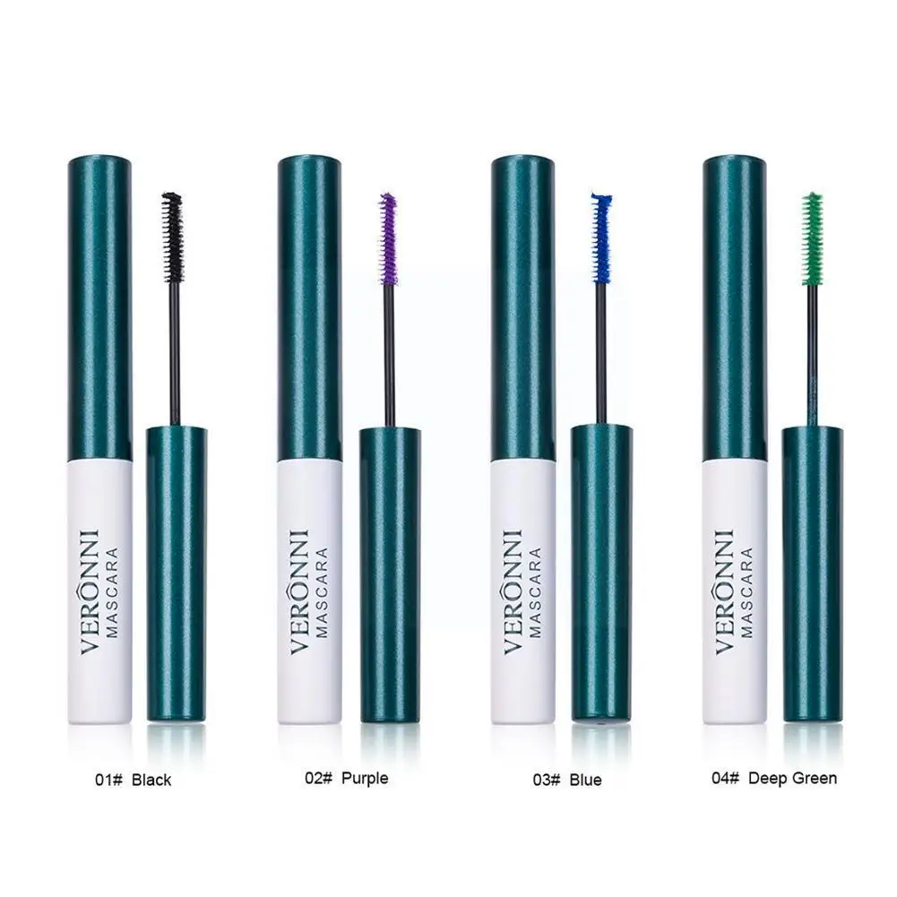 

Colorful Mascara Waterproof Fast Dry Eyelashes Curling Cosmetics Lengthening Makeup Mascara Eye Purple Blue Makeup Lashes E4r1