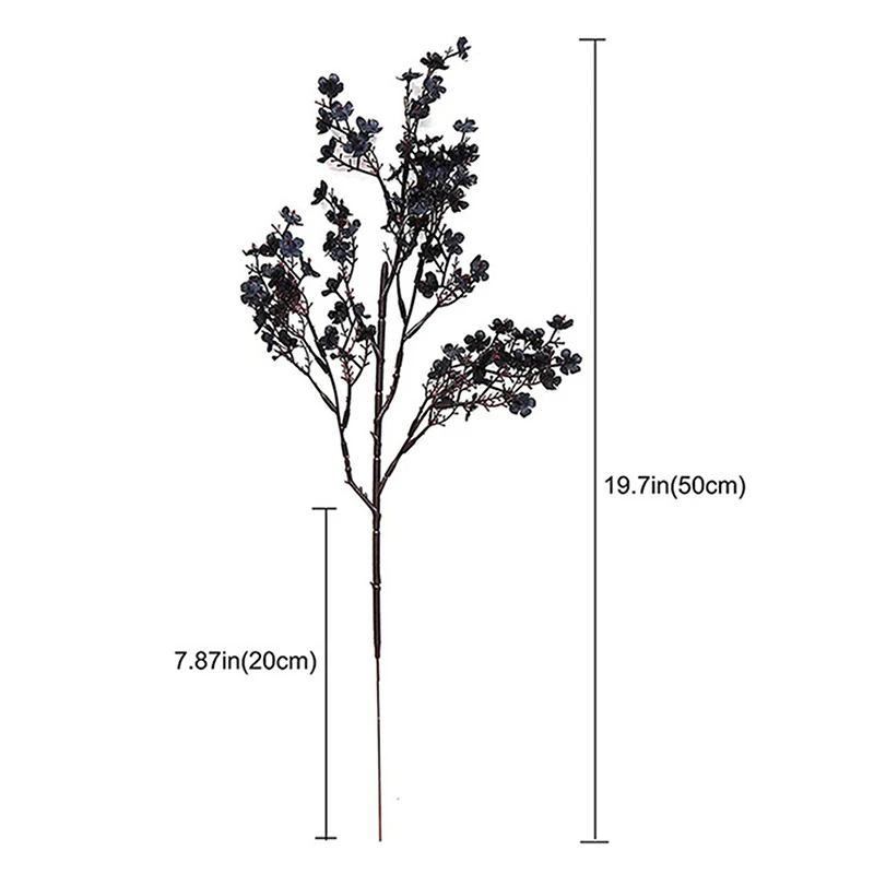 50 см искусственные цветы вишневый цветок детский гипсофил сделай сам свадебное
