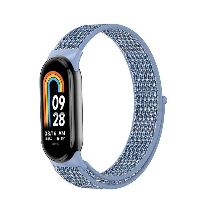 Nylon Watchband For Xiaomi mi band 8 Correa Strap Replacement Belt For Mi band 8 Bracelet Breathable Sport Strap Smartwatch Band
