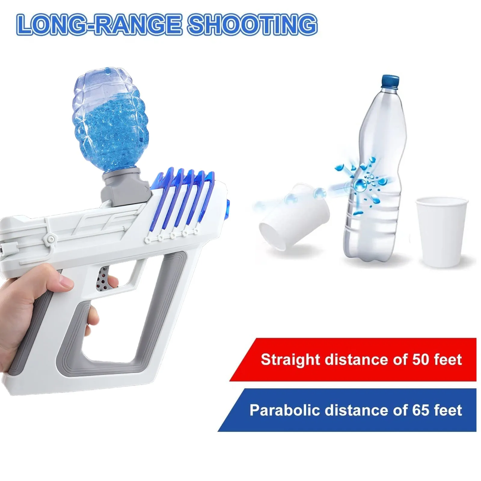 Новый игрушечный электрический бластер на гелях для игры в командных боях на открытом воздухе для мальчиков и девочек от ....