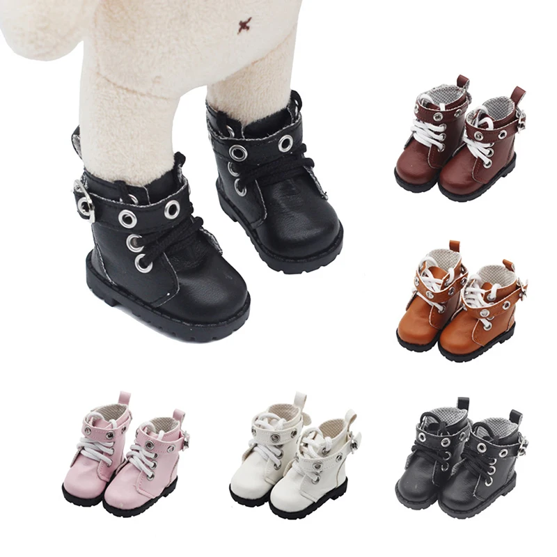 

Ботинки для кукол Mini, ботинки из искусственной кожи с высоким верхом для кукол и 1/6, ботинки для кукол Blythe шарнирная кукла EXO, подарок для девочек