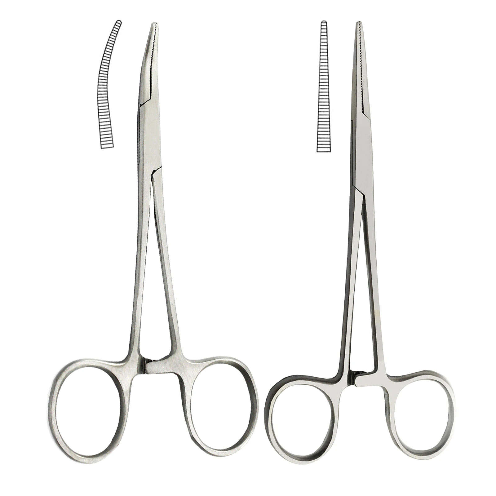 

Stainless Steel Curved Tip And Straight Tip Forceps For Locking Clamp Hemostatic Forceps Arterial Forceps Clamp Fish Hook Pliers