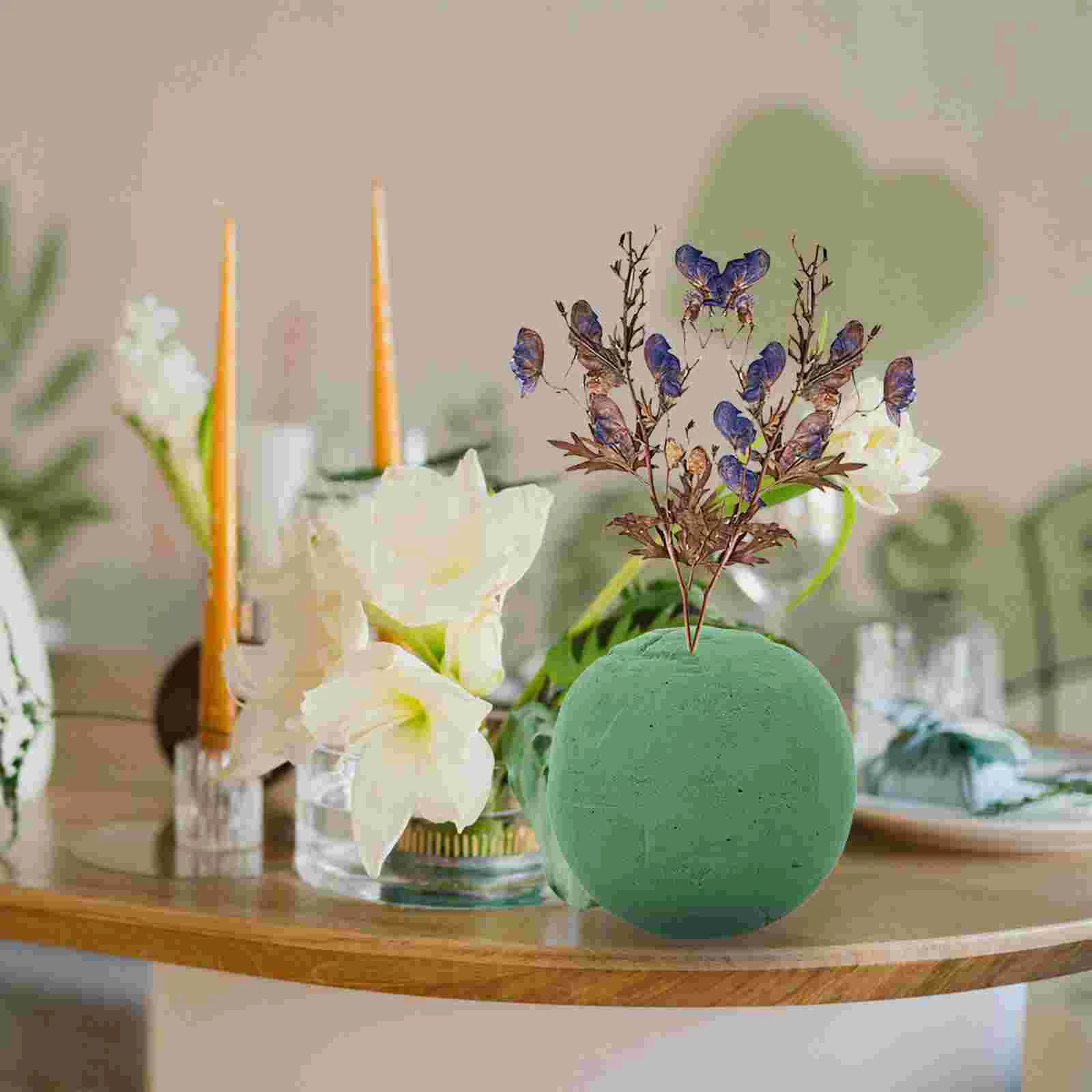 2 шт. футбольные мячи из грязи и влажные цветочные композиции для украшения