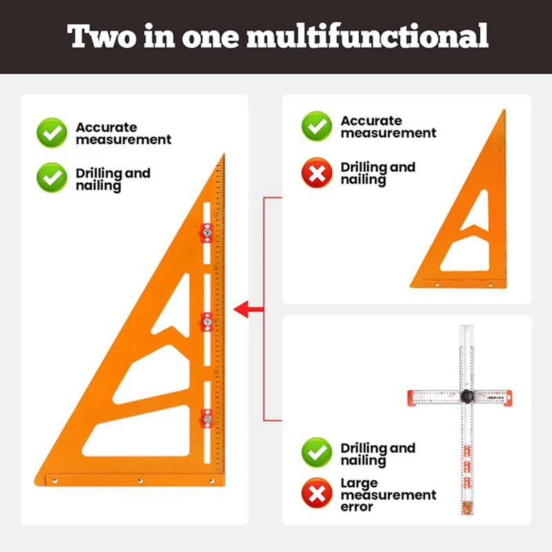 Линейка треугольная для деревообработки позиционирование квадратный