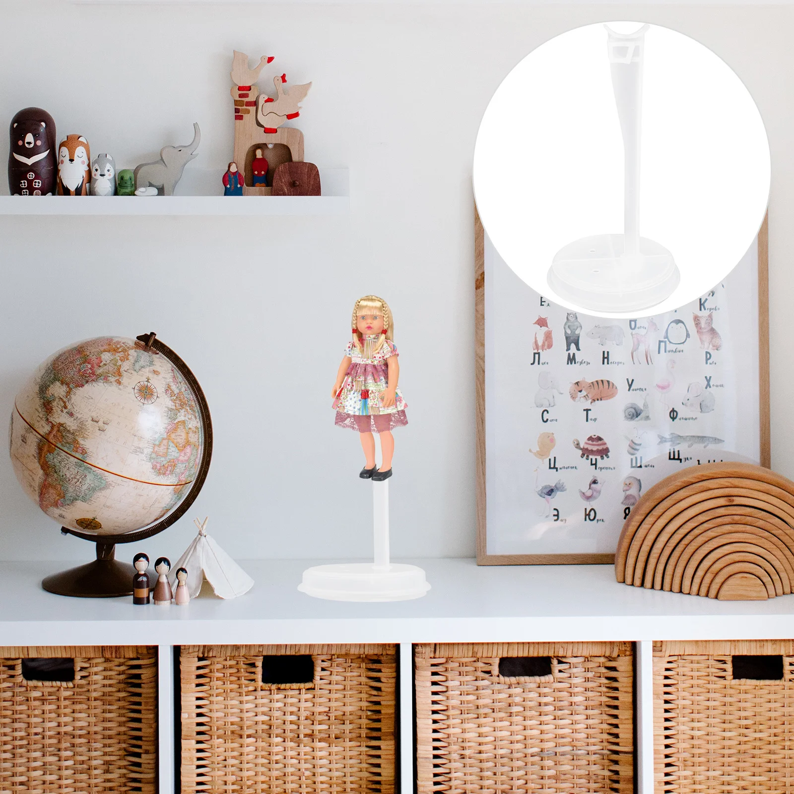 

Stand Display Holder Support Action Figure Rack Stands Figures Model Toy Up Prop Frame Mini Bases Plastic Adjustable Bracket