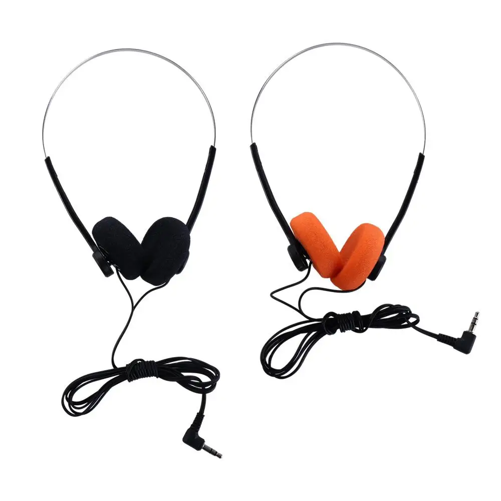 Оригинальные Накладные наушники проводные 3 5 мм в ретро стиле винтажные 80s 90s Walkman