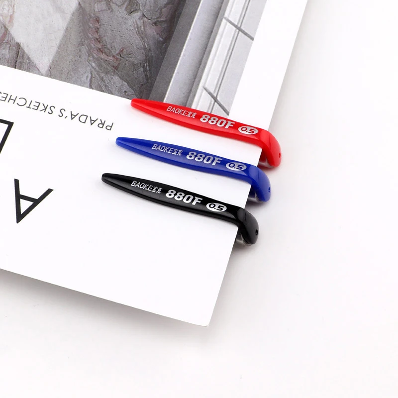 Гелевая ручка Baoke 0 5 мм европейский стандарт для офиса Студенческая черная водная