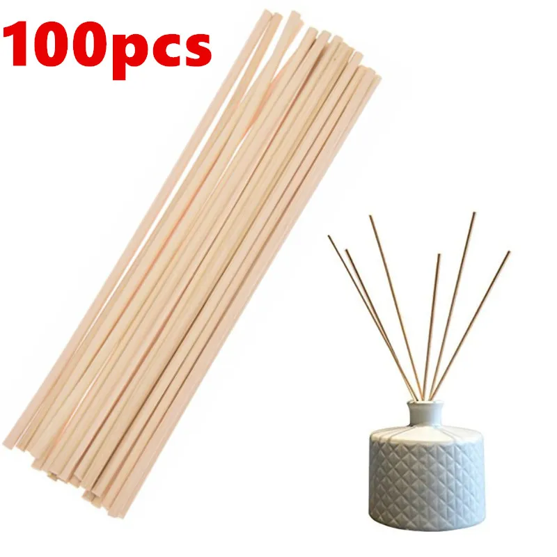 10/50/100pcs Reed Diffuser Replacement Stick Home Decor Extra Thick Rattan Reed for Oil Air Freshener Diffuser Aroma Fragrance