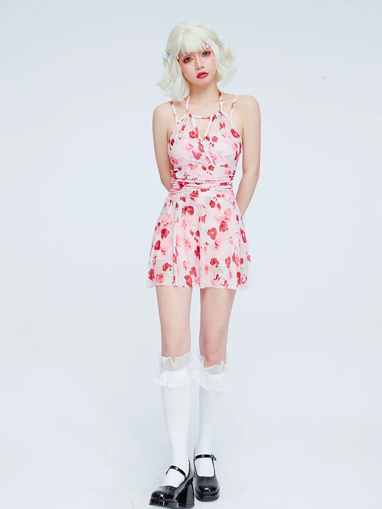 Цельный купальник для женщин горячая весна 2024 новый популярный