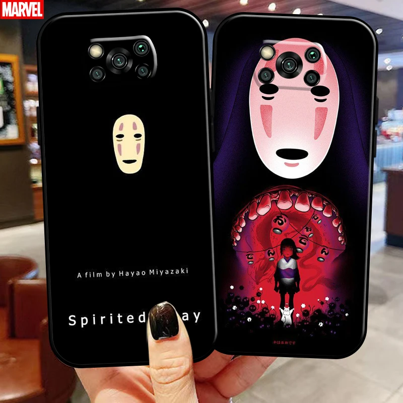 

Totoro No Face Man Spirited Away For Xiaomi Poco X3 Pro NFC GT Phone Case Soft Carcasa Liquid Silicon Funda Back Coque