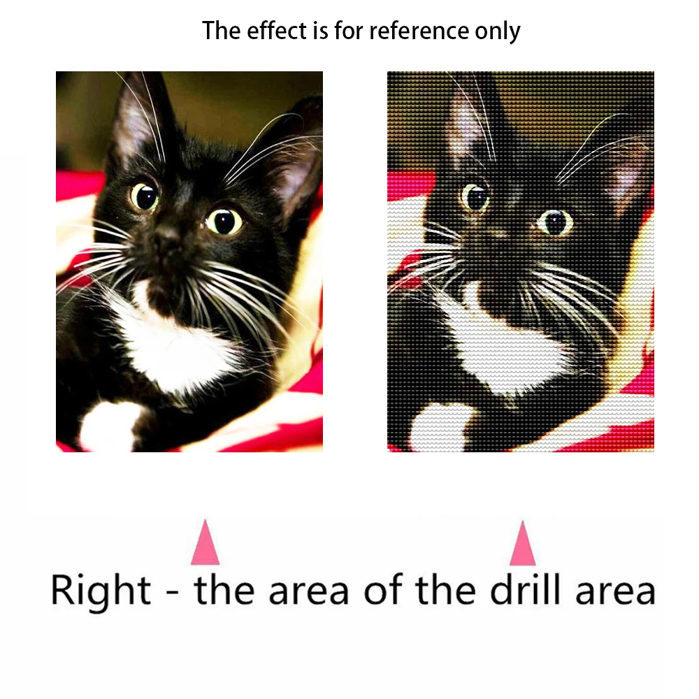 Алмазная живопись 5D мозаика кот алмазная вышивка мультяшный питомец сделай сам