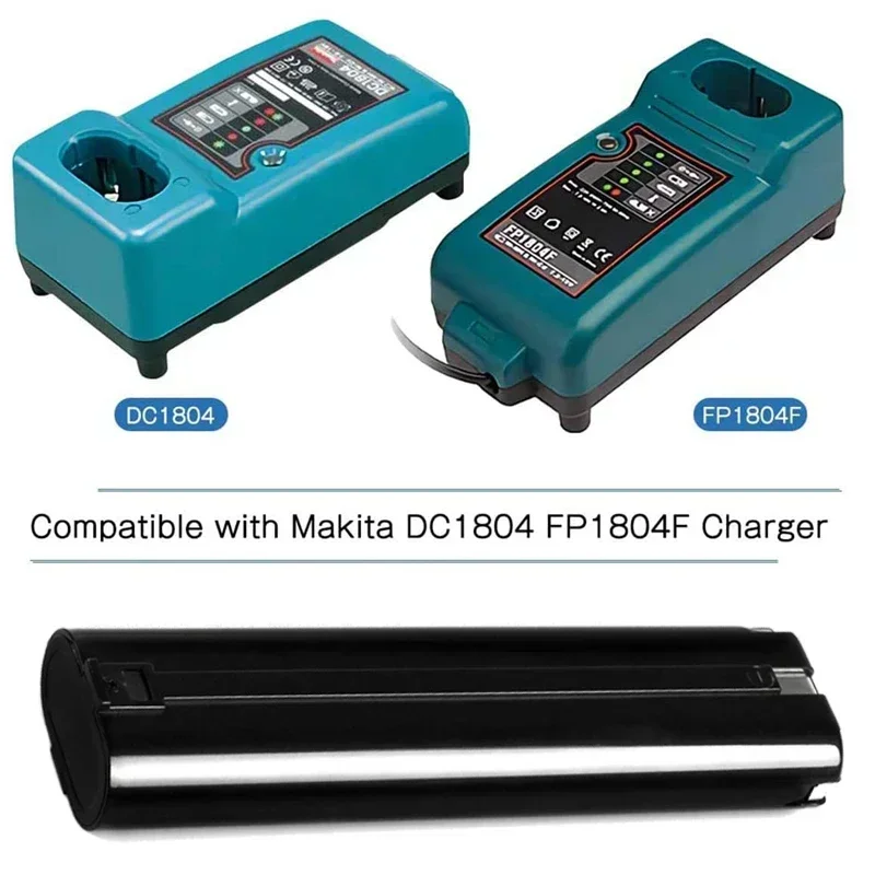 4000 мАч для Makita 9 6 В 9000 9001 9002 9033 9600 191681 -2 632007 -4 6096D 4390D 5090D 8402VD ML902 Аккумулятор