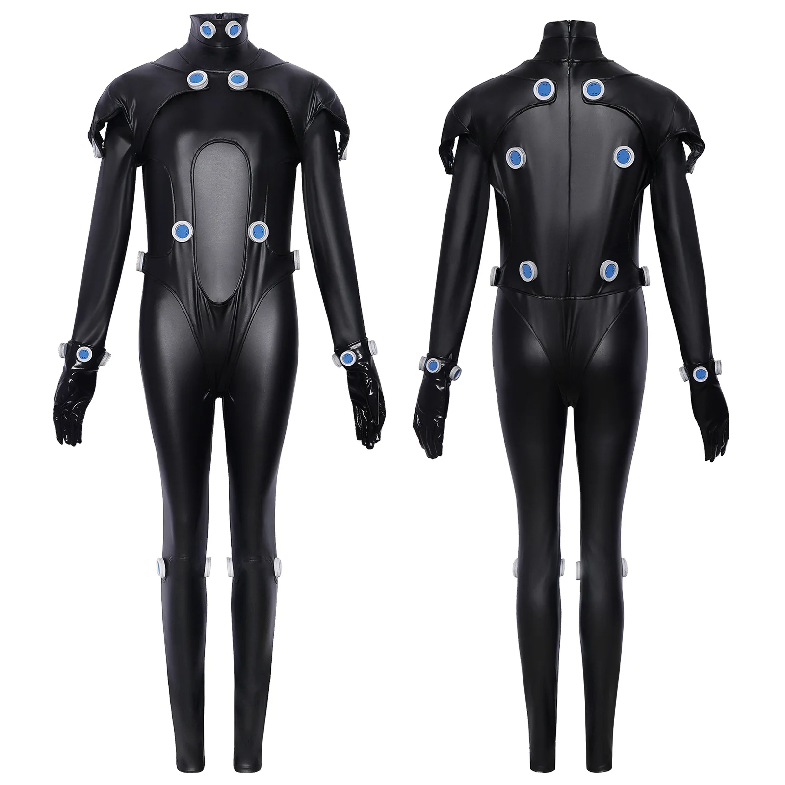 Фото Костюм-комбинезон GANTZ Battle Suit, унисекс, костюм для косплея на Хэллоуин, наряд для ролевой игры персонажа из игры, праздничный комбинезон, полный комплект. №1