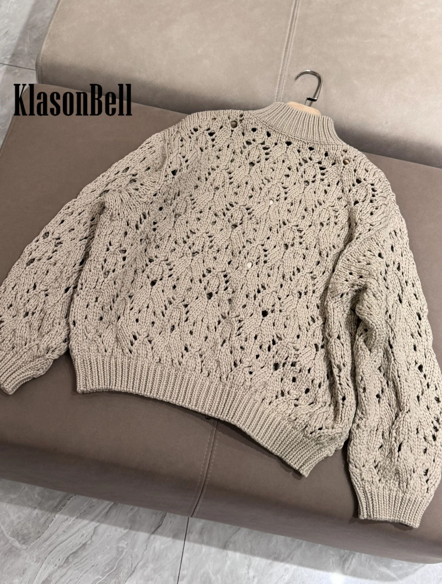 11.26 KlasonBell Высококачественный хлопковый ажурный вязаный крючком жаккардовый