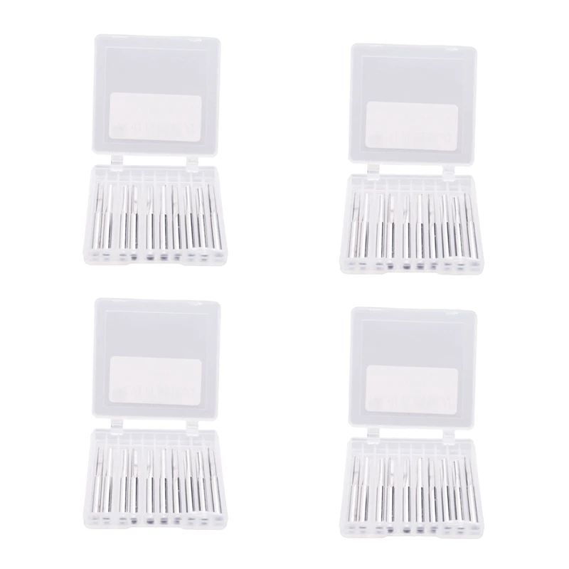 

TOP 40Pcs 2 Flute Cnc Router Bits 3.175Mm Straight Slot Tungsten Steel Milling Cutter For Wood Mdf Plastic