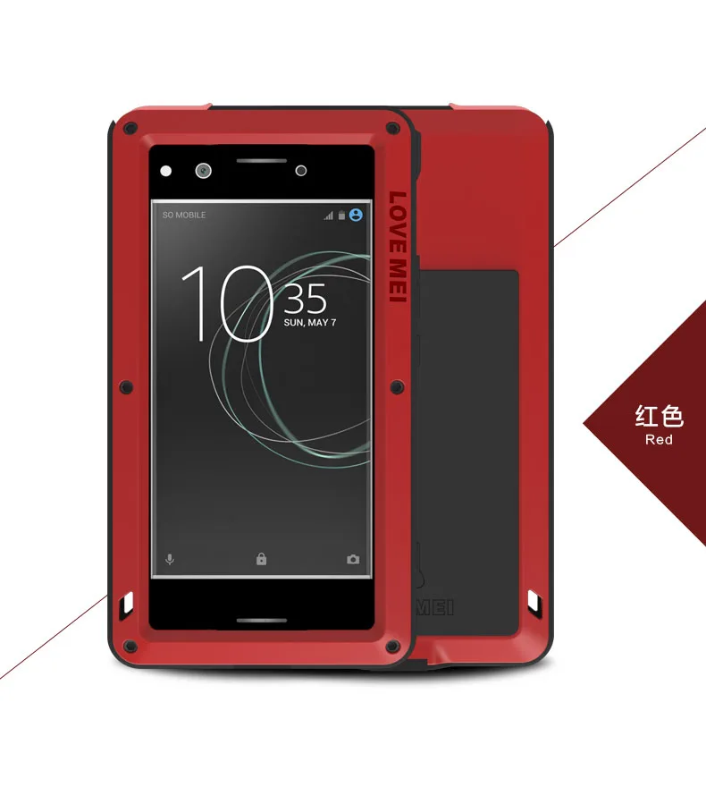 Love Mei Powerful Case For Sony Xperia Xz Fundas Housing Water dirt shock rain Proof Waterproof Case For Xzs Xz